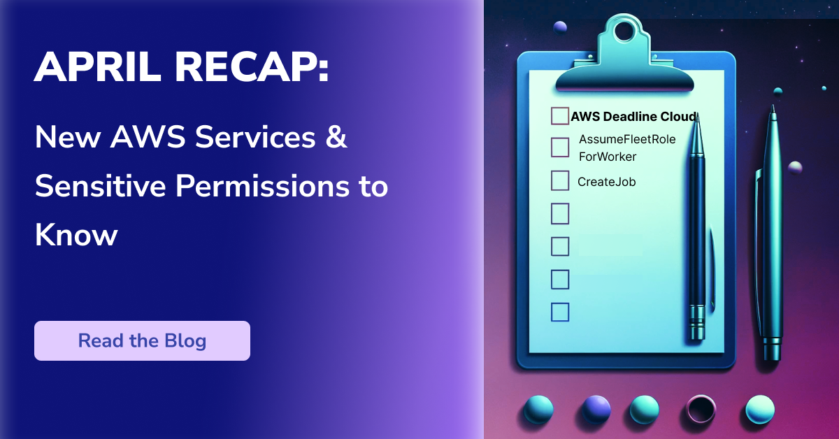 New AWS Services and Sensitive Permissions