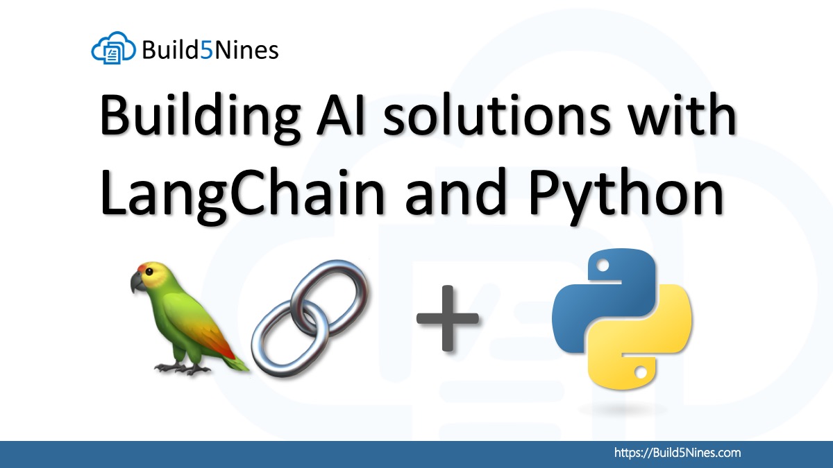 Introduction To Building AI Agents With LangChain And Python