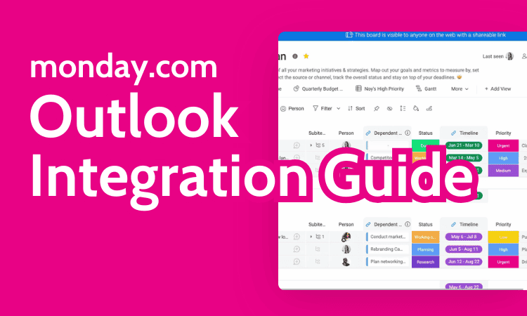 monday.com Outlook Integration Guide