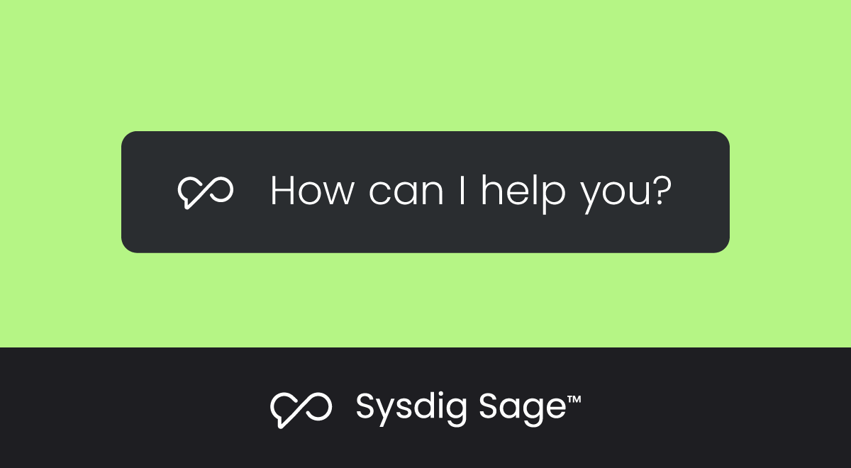 Bridging the cloud security skill gap with Sysdig Sage™